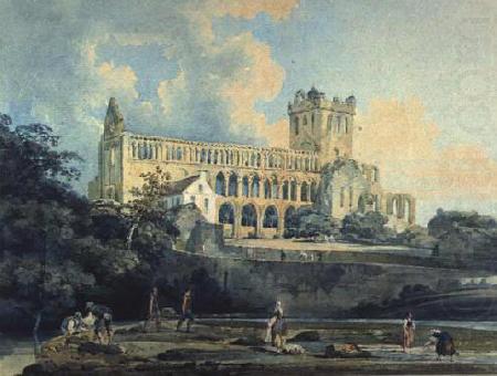 Thomas Girtin Jedburgh Abbey from the River china oil painting image
